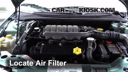 1998 Chrysler Cirrus LXi 2.5L V6 Air Filter (Engine) Check
